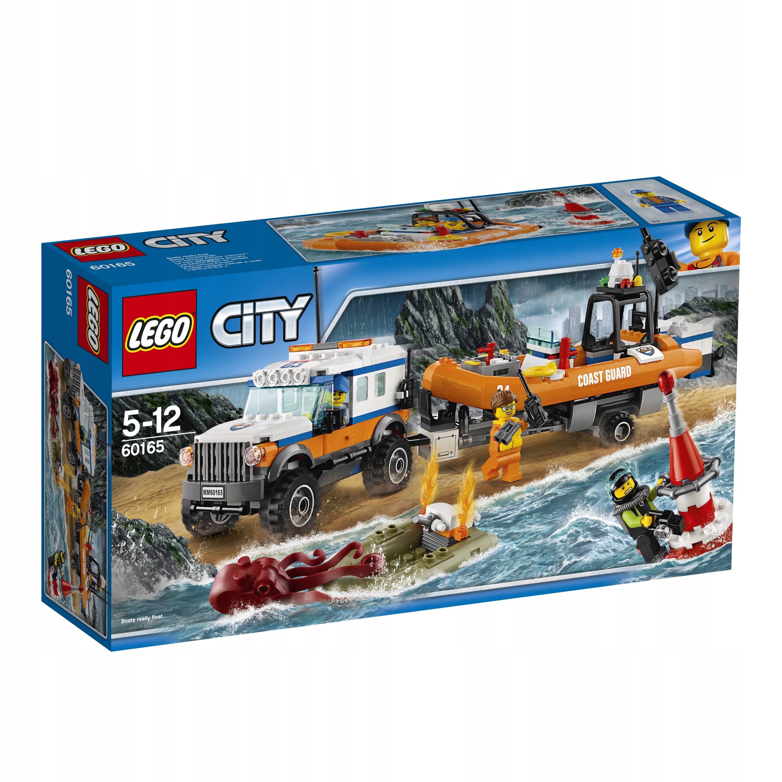 Lego City 60165 Coast Guard Terenówka szybkiego reagowania