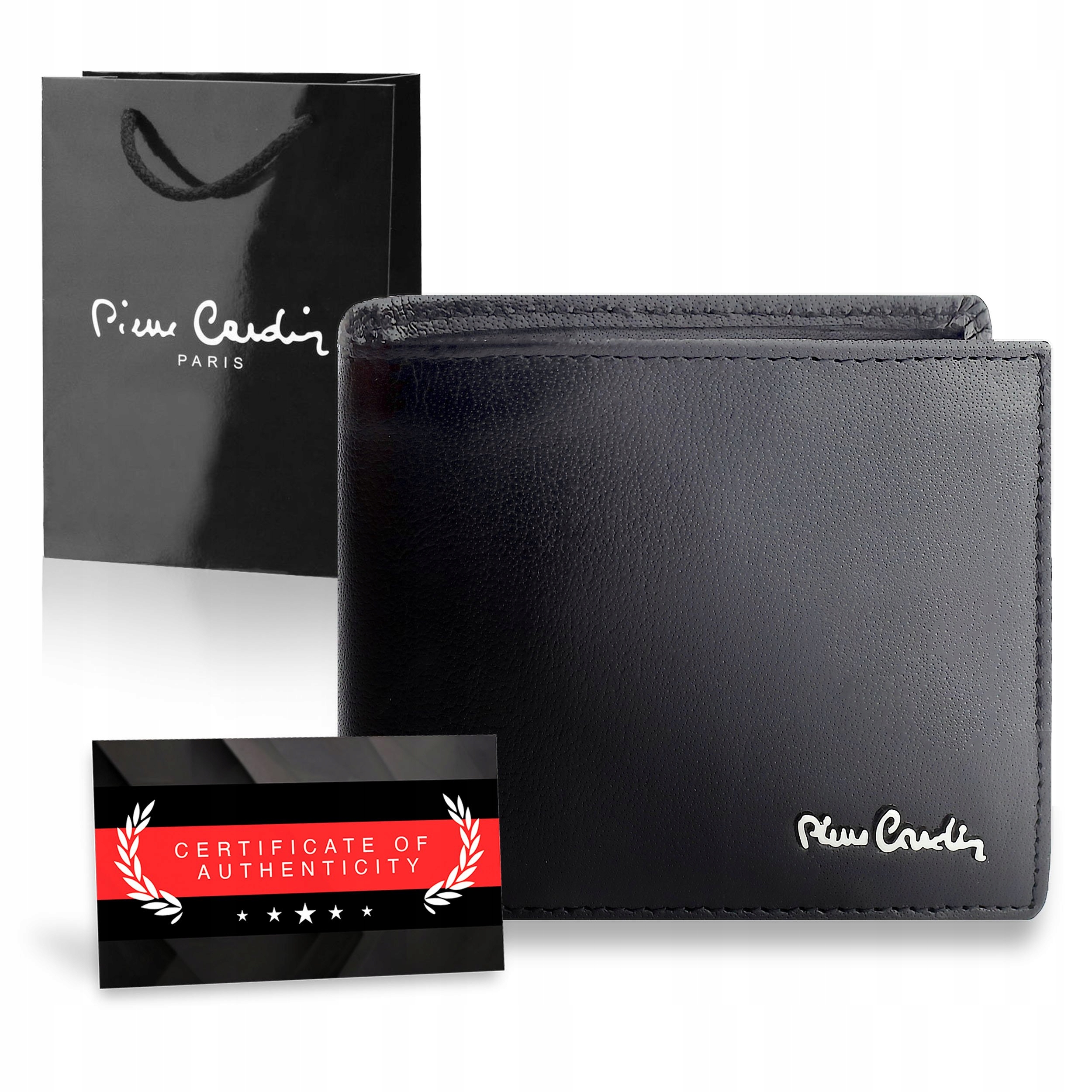 Pánská peněženka Pierre Cardin Kožená Rfid kabelka Certifikát Dárek