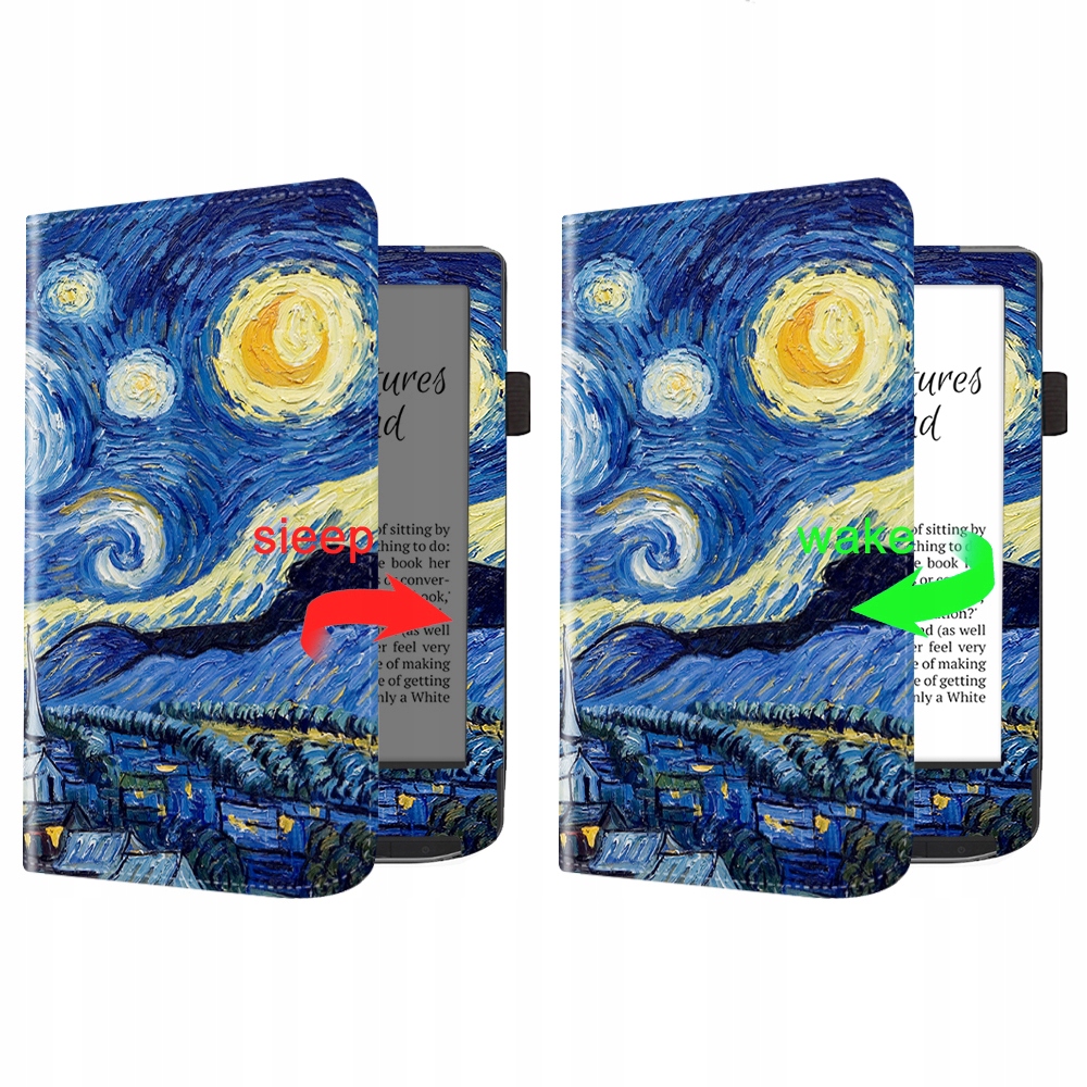 ETUI SKÓRZANE GRAFIKA do Pocketbook Verse / Verse Pro + RYSIK Marka Inna