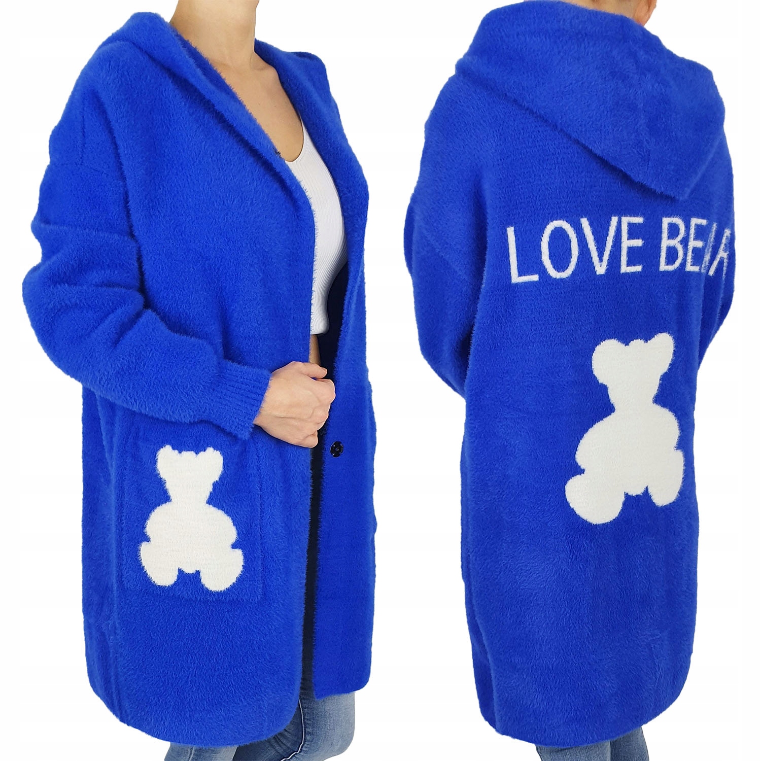 #alpaka Dámský Kabát Dámská Vlna Kapuce Barvy