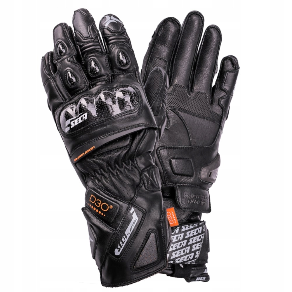 Seca Motocyklové Rukavice Trackday Čierne 2XL