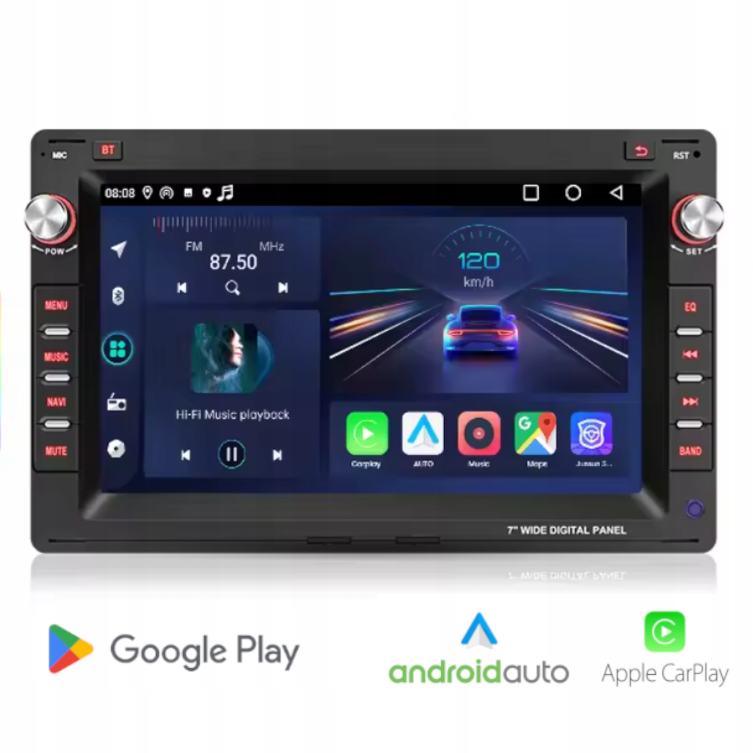 Radio Android do Volkswagen Golf IV Passat B5 Carplay Android Auto W-Fi