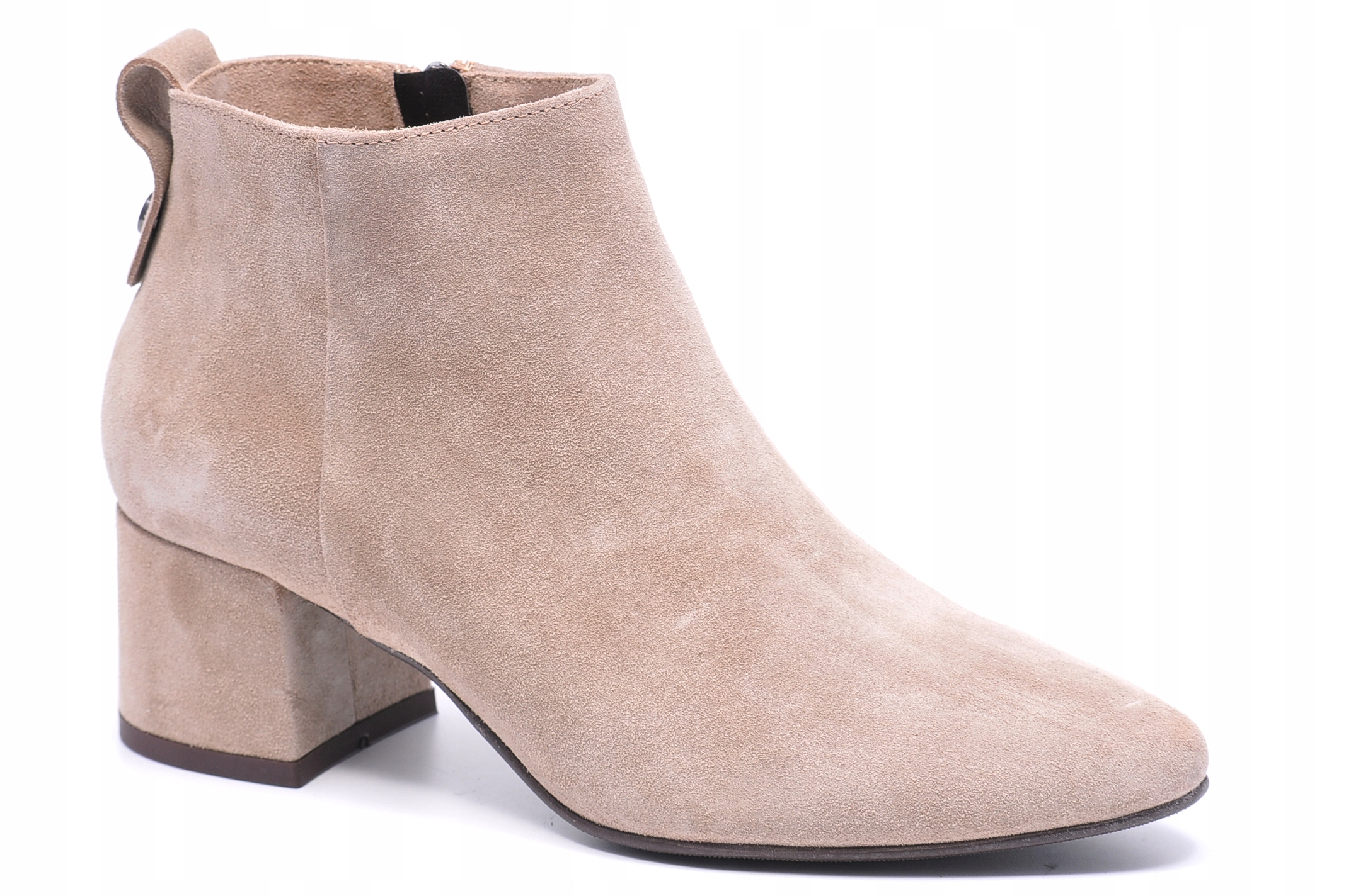 Nessi 20781 Béžové Kotníkové Boty W1 Velikost 38