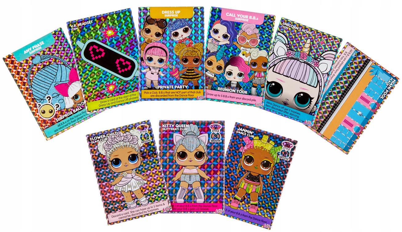 L.O.L. SURPRISE Karty kolekcjonerskie Dance Off 118787