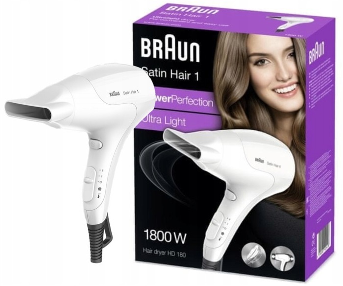 Suszarka do włosów Braun Satin Hair 1 BRHD180E