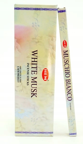 

Kadzidełka Hem White Musk 8sztuk