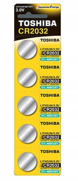 5 sztuk Bateria litowa Toshiba CR2032
