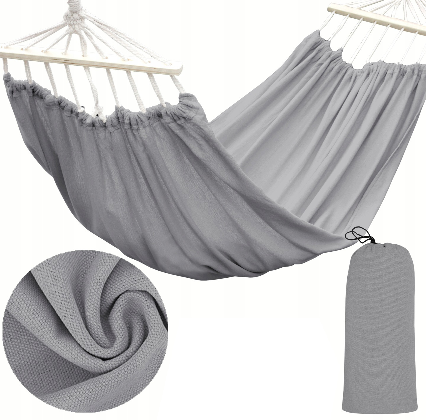 

Hamak Ogrodowy 2-OS Huśtawka XL Mocny Worek