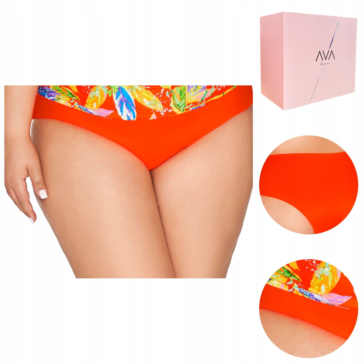 Plavkové kalhotky Ava Sf 227/3 vivid oranžové, velikost XL