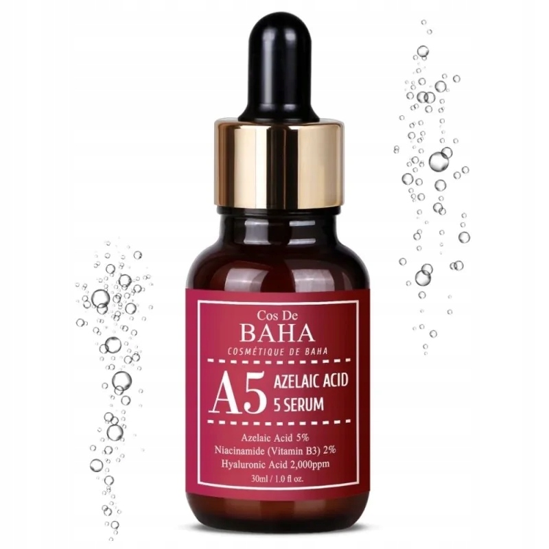 COS DE BAHA - A5 Azelaic Acid 5% Serum, 30ml serum z 5% kwasem azelainowym — 4