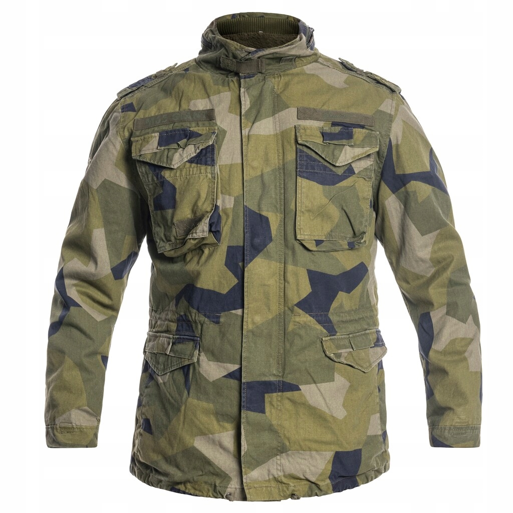 Bunda s kapucí maskáčový Brandit M65 Giant Swedish Camo 6XL