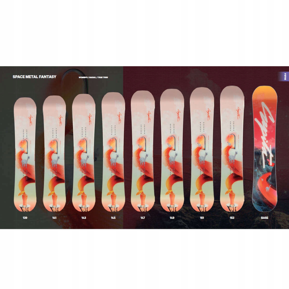Deska Snowboardowa Capita Space Metal Fantasy 2024 153W cm Profil Rocker