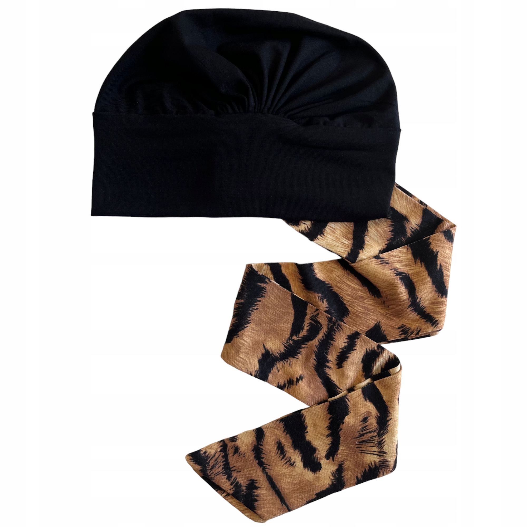 Turban Lena bm-czarny chusta czapka Eva Design Model Lena