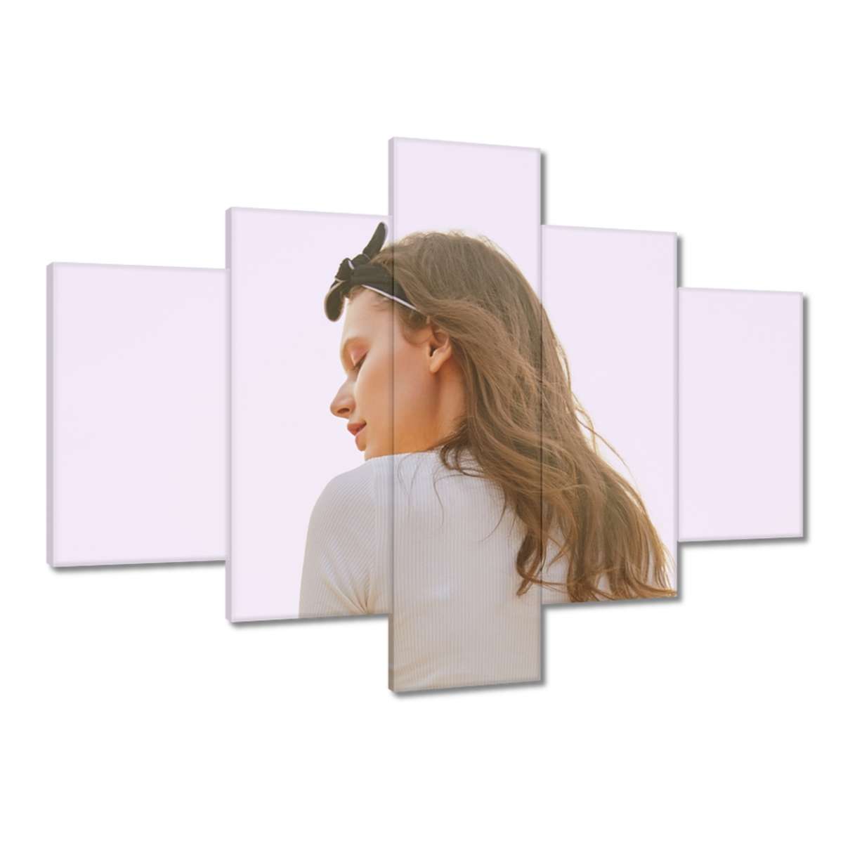 Obrazy 100x70 Pěkné ženy Kočky Babičky