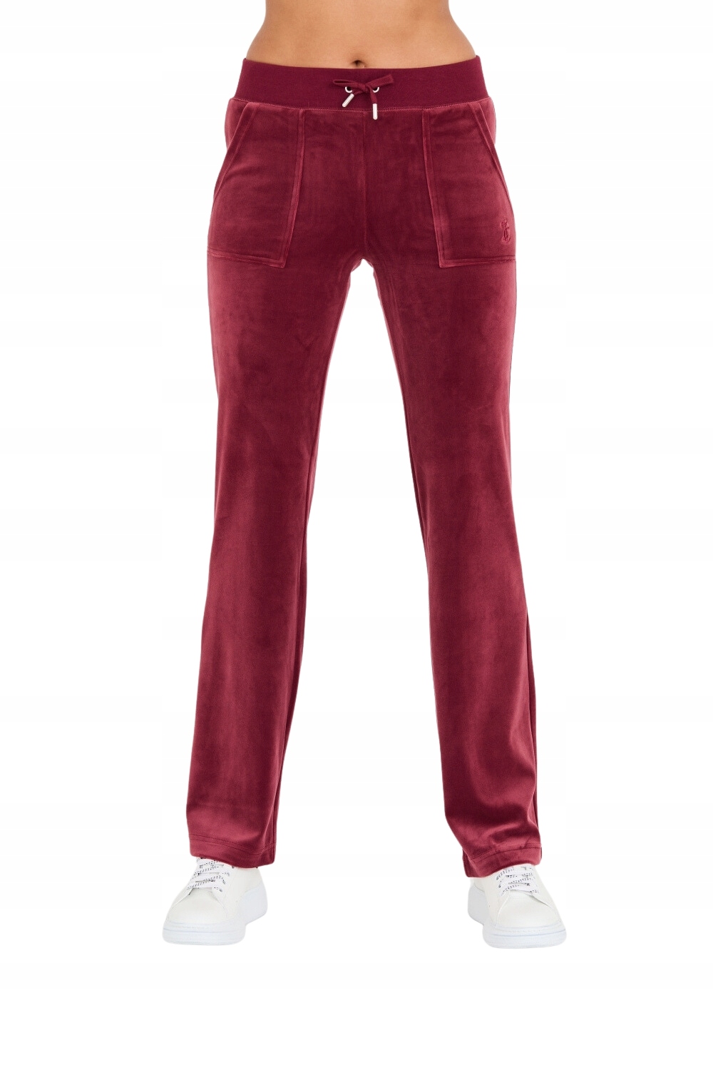 Juicy Couture Bordové tepláky Del Ray Pocket Pant S