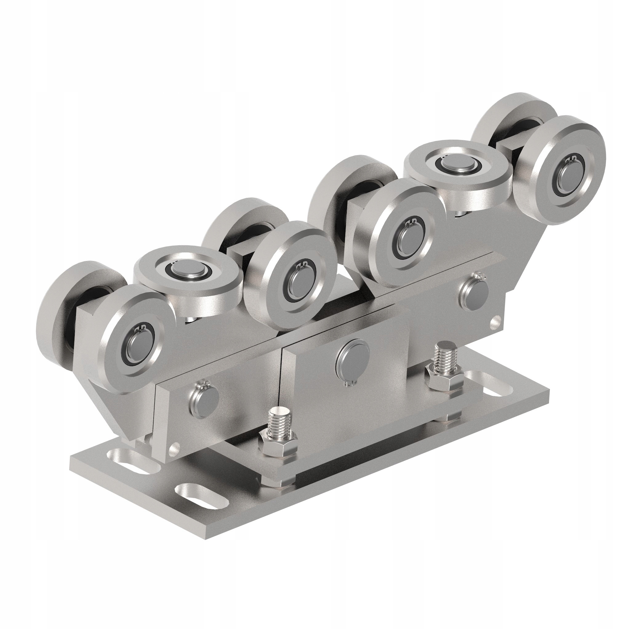 Pojazdný Vozík Pre Profil 80X80 Pozinkovaná Oceľ