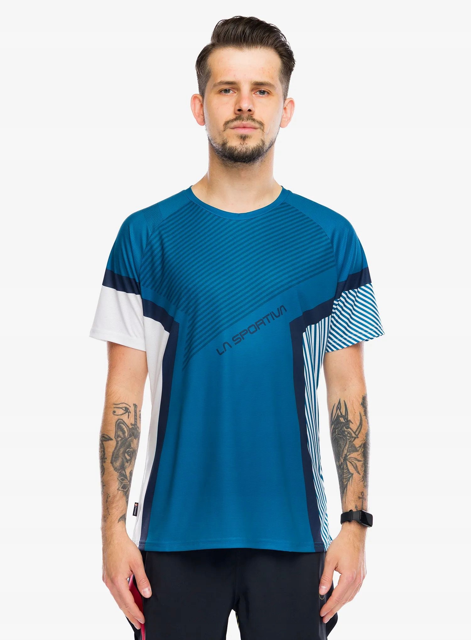 Koszulka biegowa La Sportiva Flow T-Shirt lake/chalk S