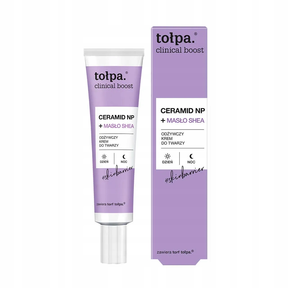 Tołpa Clinical Boost Ceramid Np Bambucké máslo Vyživující krém na obličej 40 ml