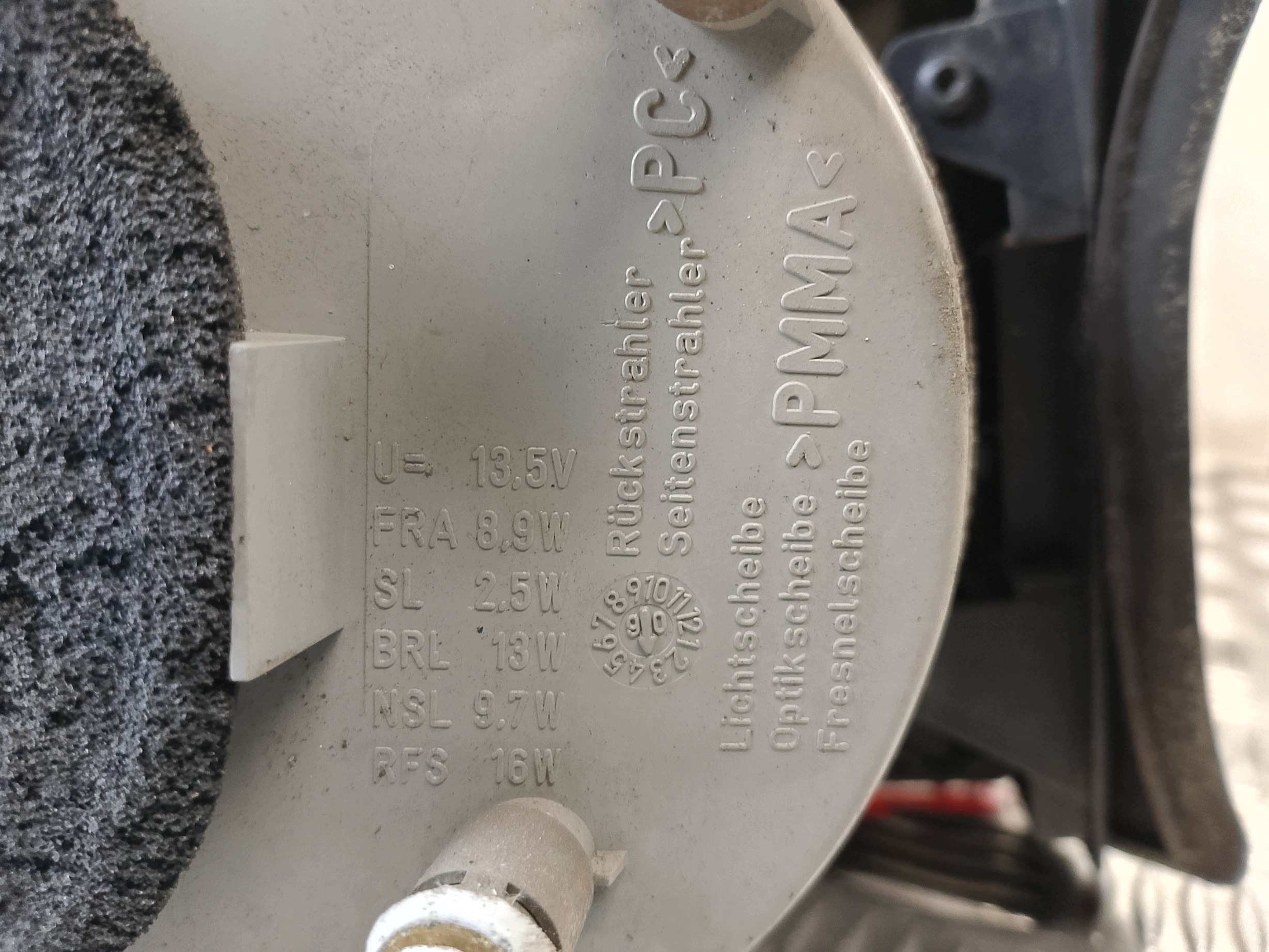 light right rear right rear part VW PHAETON