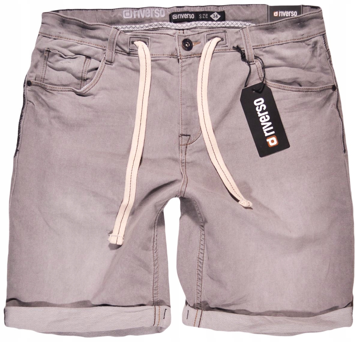 Riverso kraťasy Grey jeans Shorts W40
