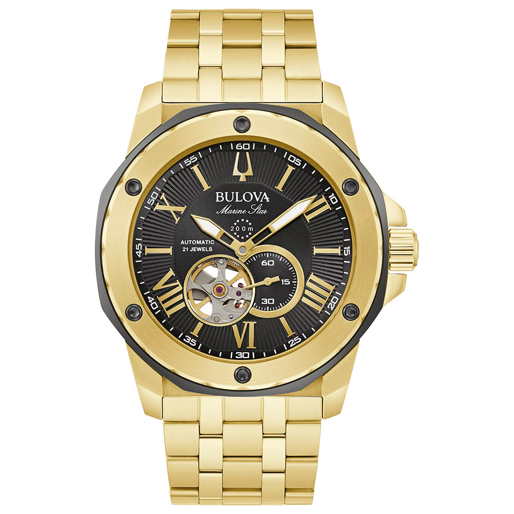 Pánské Hodinky Bulova 98A273 zlaté
