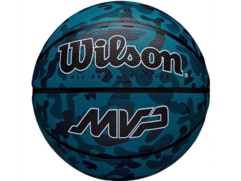 Piłka koszykowa Wilson Mvp Camo Bskt Blue (Rozmiar 5)