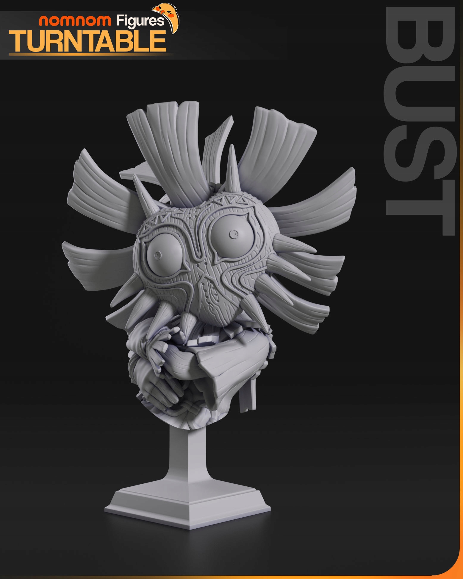 Figurka Skull Kid The Legend of Zelda Popiersie NomNom Figures 3D tisk