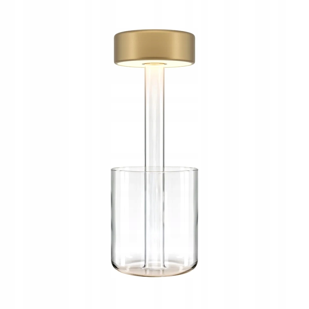 Stolová lampa zlatá Led 3W, priehľadné sklo, Ai Collaboration Maytoni