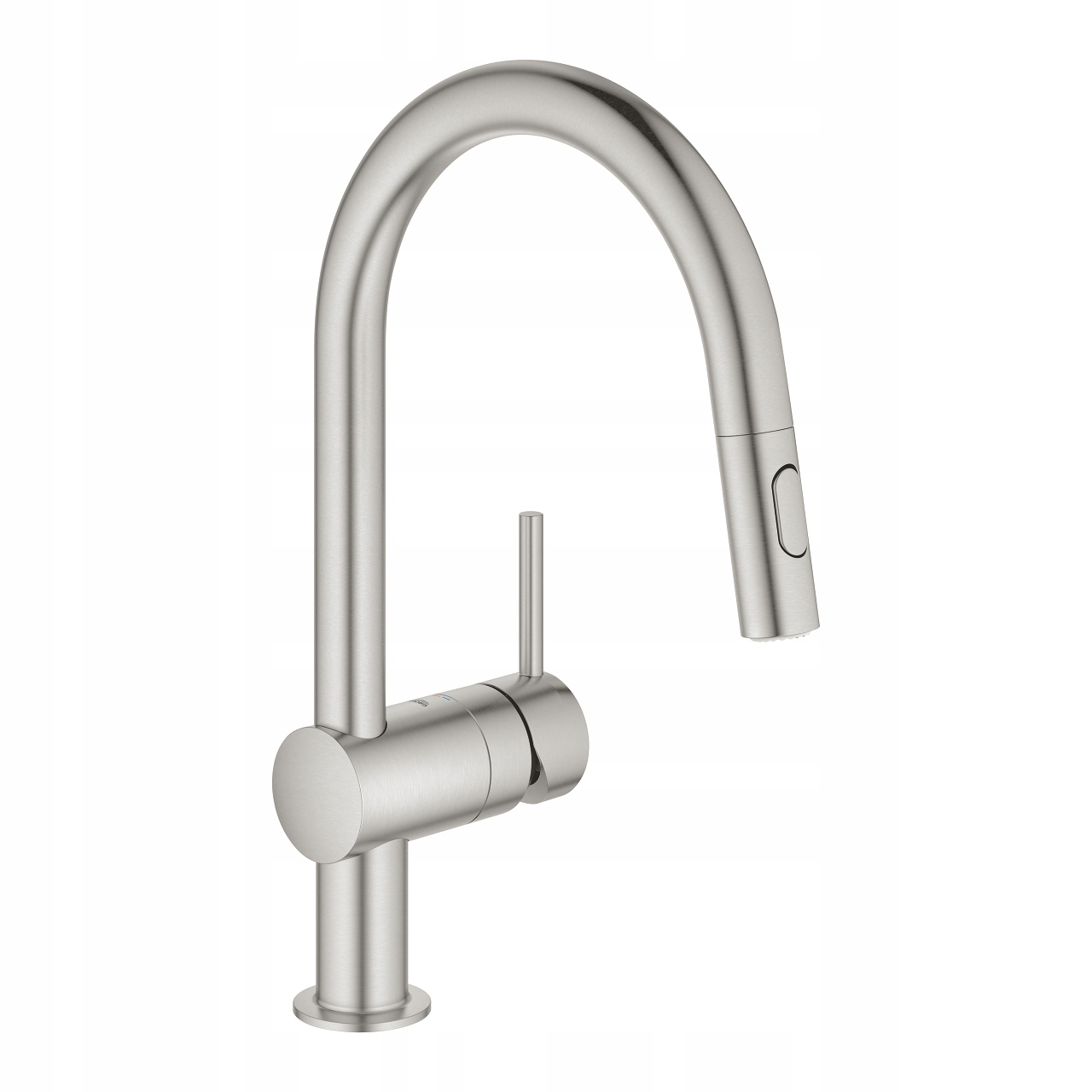Bateria kuchenna stojąca Grohe Minta srebrny 32321DC2