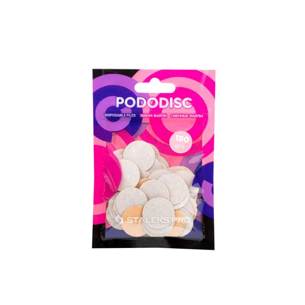 

Pododisc Staleks nakładki M grad. 180 białe