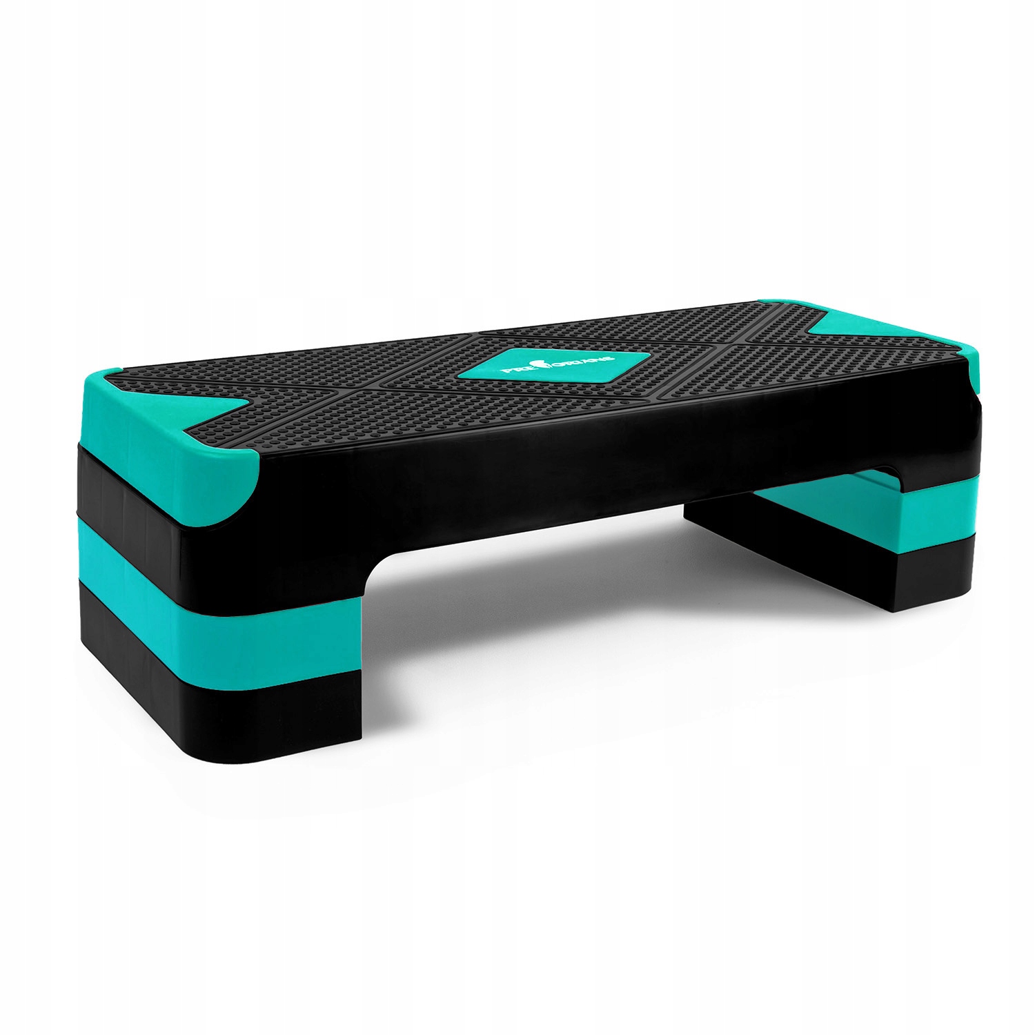 STEP DO ĆWICZEŃ AEROBIKU 3 STOPNIE CARDIO FITNESS ANTYPOŚLIZGOWY REGULOWANY Wysokość produktu 20 cm