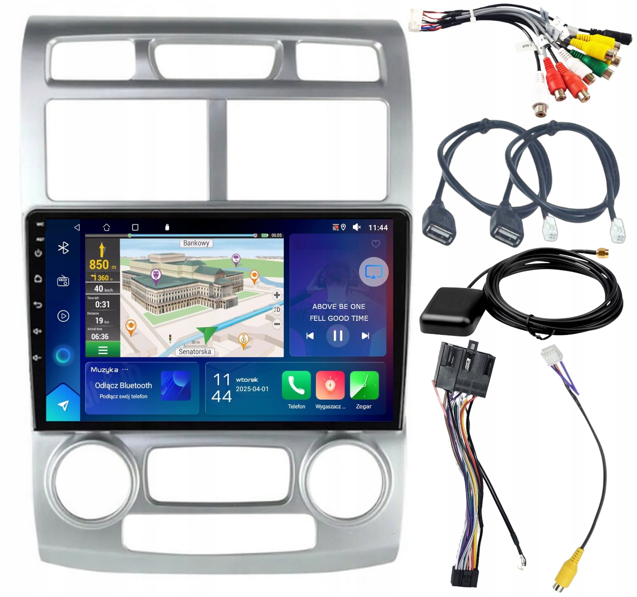 Autorádio Android Kia Sportage 2004-2007 Usb Wifi Carplay Bt 64 Gb