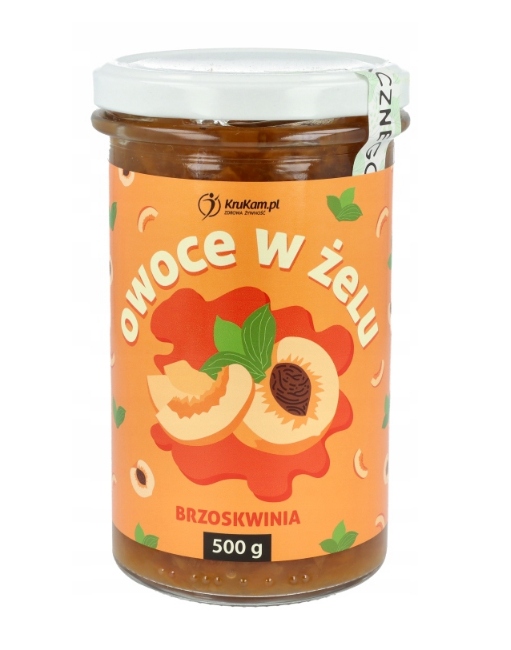 Levně 2x Krukam Fruželinaz erytritolem Broskev bez cukru500 g