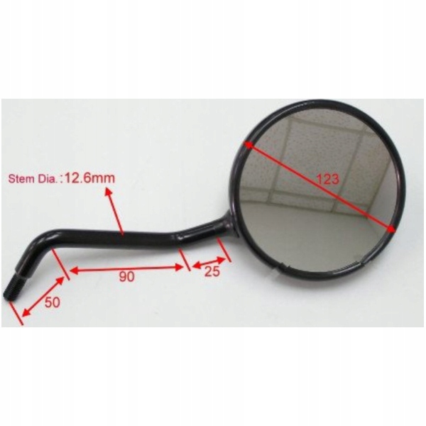 Pravé zrcátko Honda Xrv 750 Africa Twin 1993-2003