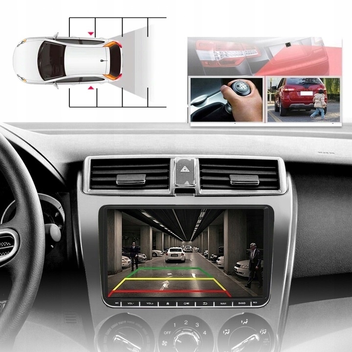 NAWIGACJA 2DIN RADIO SEAT LEON II ALTEA XL TOLEDO III IV ALHAMBRA GPS WIFI Pilot w zestawie nie
