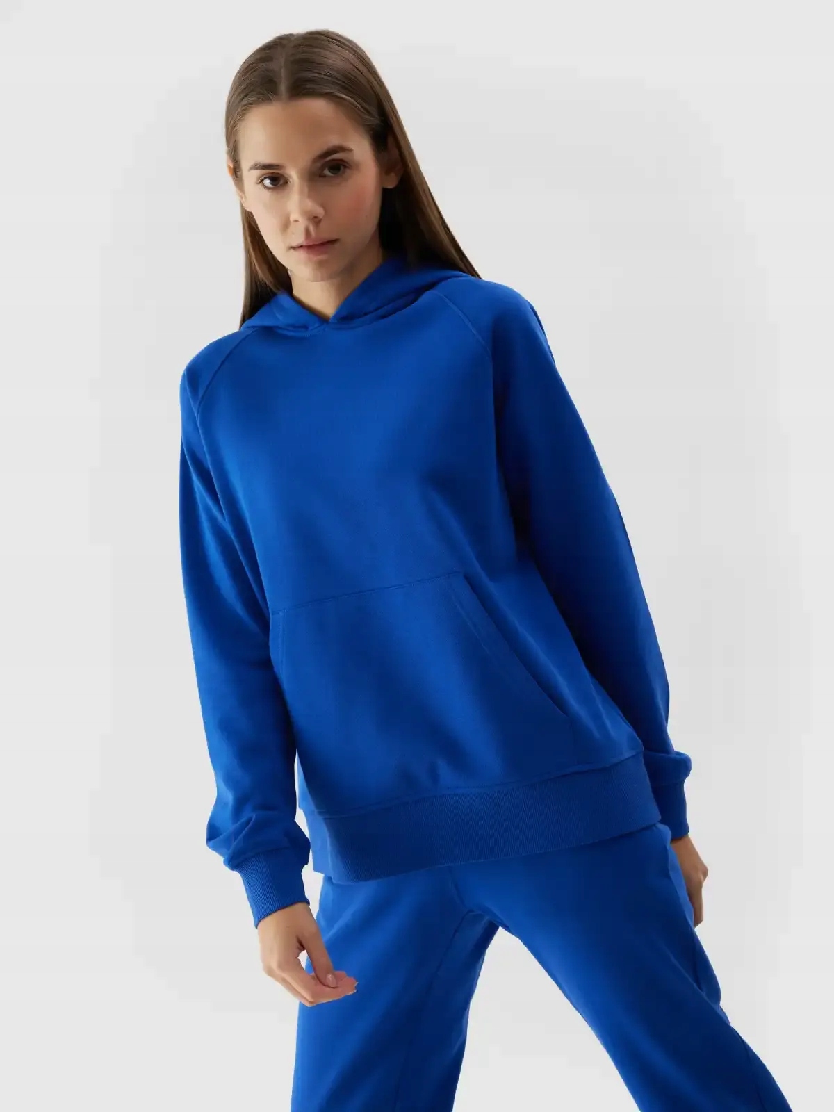 BLUZA DAMSKA 4F SPORTOWA BAWEŁNIANA Z KAPTUREM DŁUGI RĘKAW SS240955 Rozmiar L