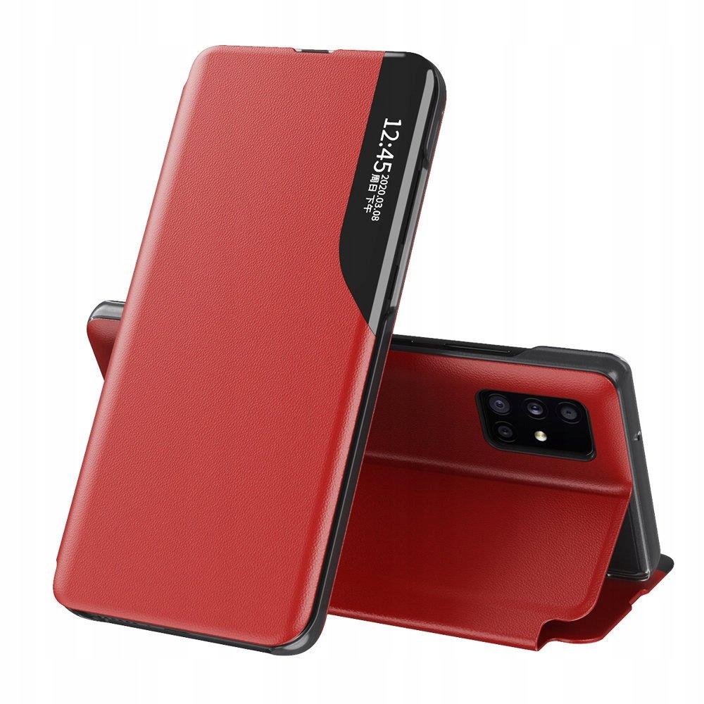 Elegantné knižkové puzdro View Case pre Huawei P40 - Červená