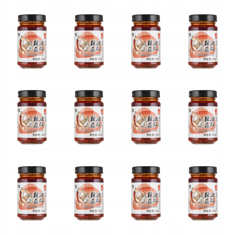 Ipincio Smažený česnek a chilli v oleji 225 g X12