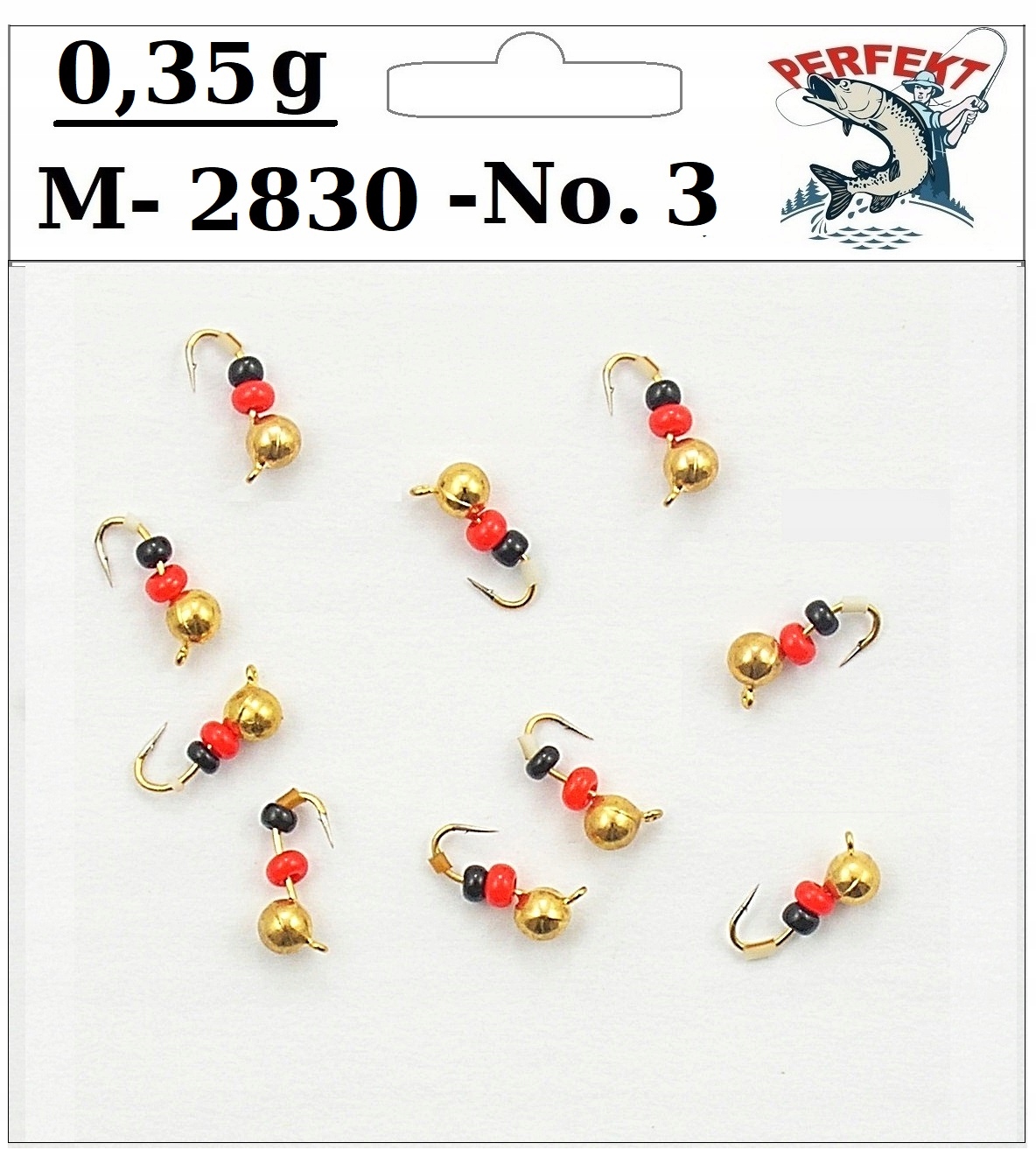 MORMYSZKA WOLFRAM M - 2830 - No.3 - 0,35 gr GOLD