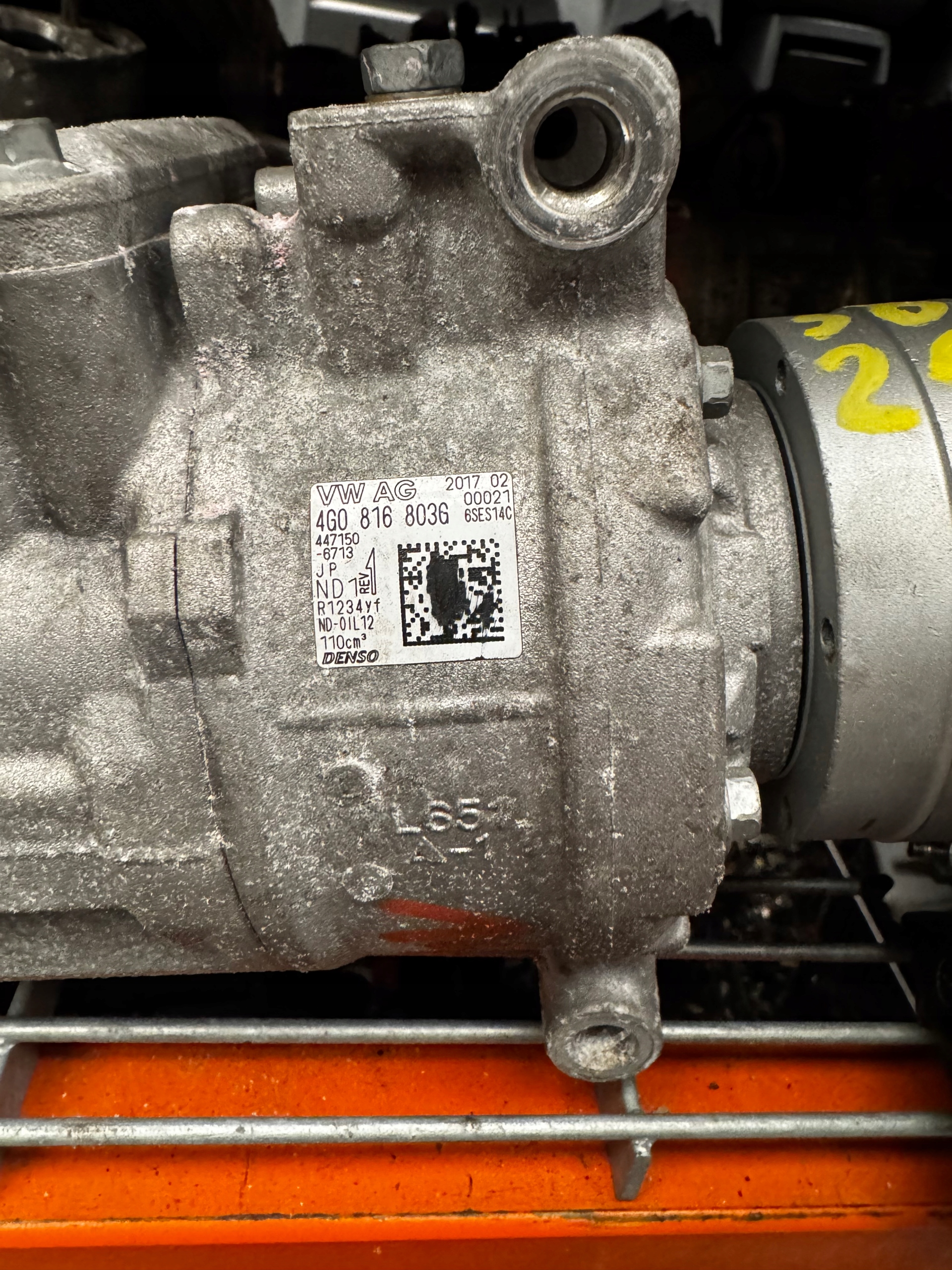 3839. Klimakompressor klimaanlage AUDI 4G0816803G