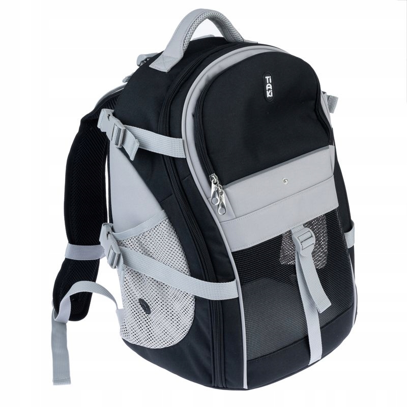 Torba transportowa tkanina Tiaki czarny S/m 30 cm x 43 cm x 24 cm