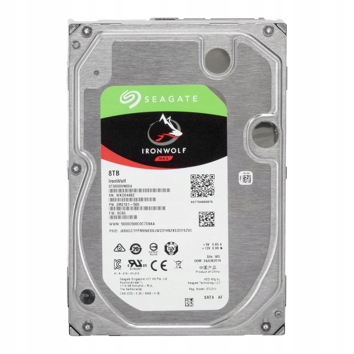 Seagate Ironwolf 8TB Sata III 7.2K 256MB 3.5'' ST8000VN004
