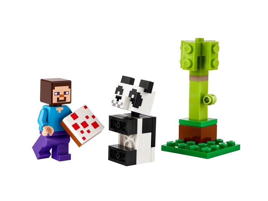 LEGO MINECRAFT STEVE I MAŁA PANDA 30672 Marka LEGO