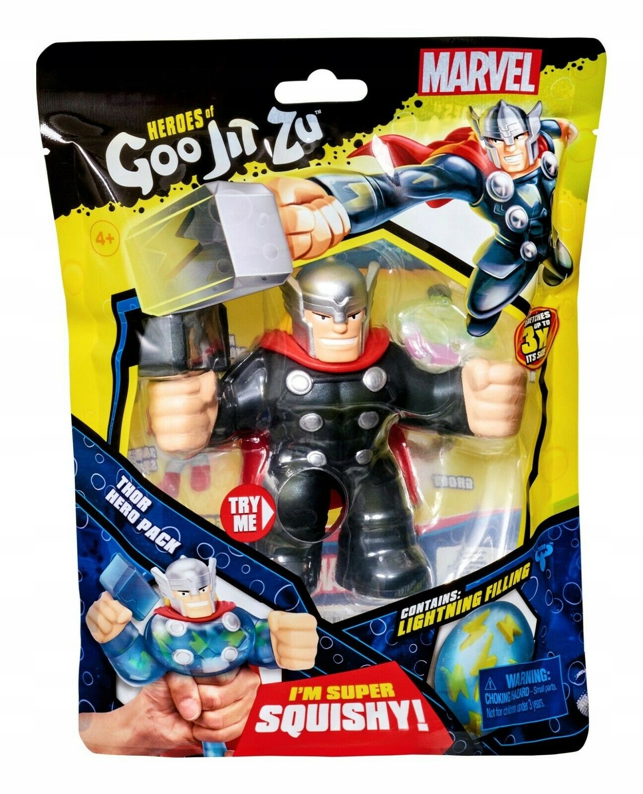 

Goo Jit Zu Thor Marvel Hero Pack Figurka Squishy