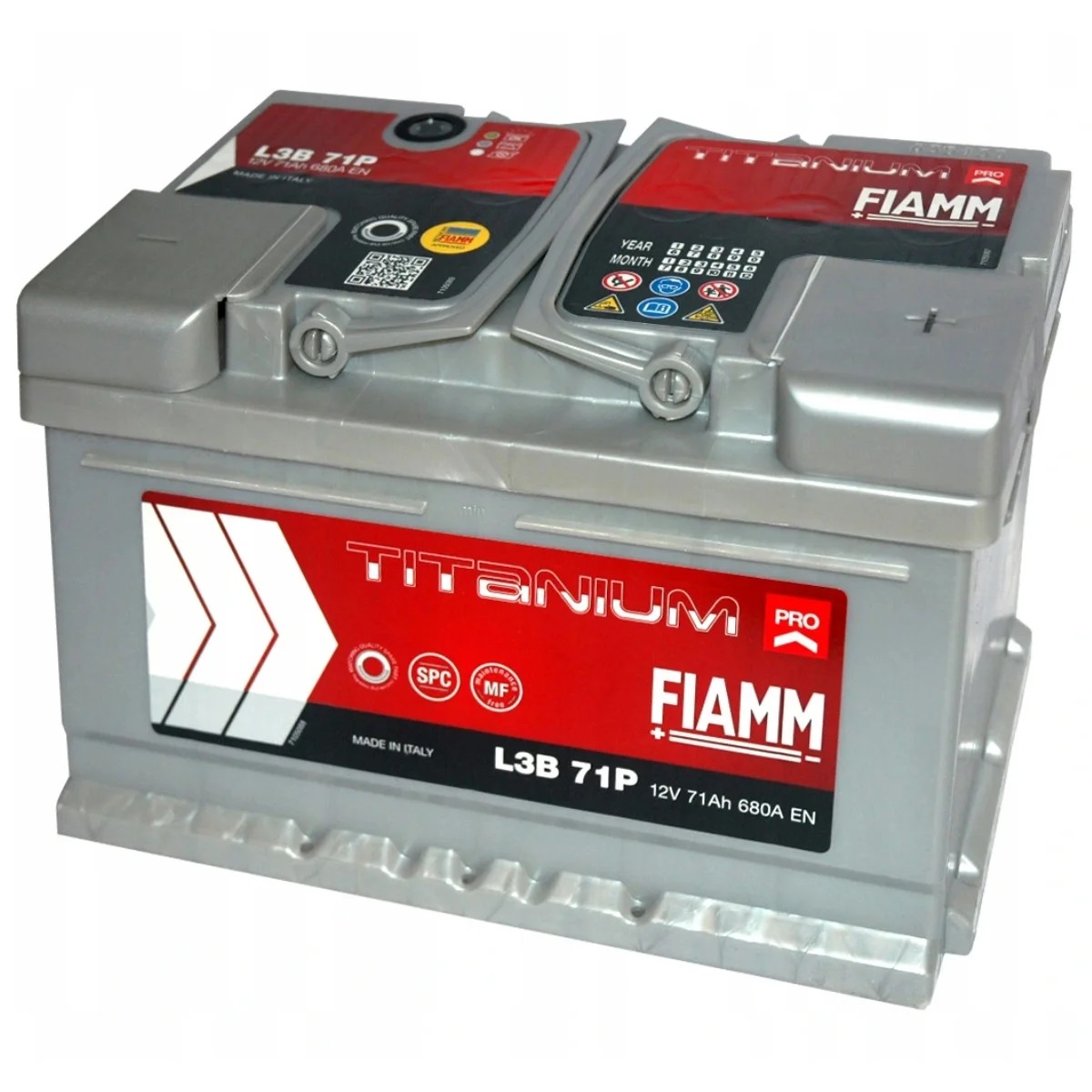 Akumulator FIAMM Titanium Pro 12V 71Ah 680A L3B71P
