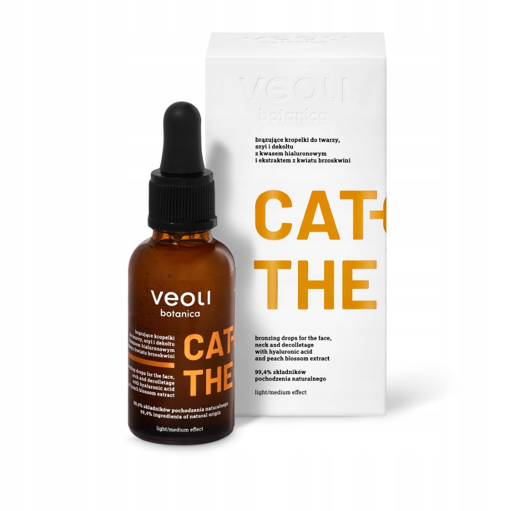 Veoli Botanica Catch The Sun Brązujące kropelki do twarzy, szyi i dekoltu