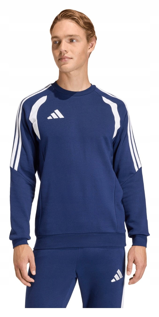 Mikina Adidas Teamwear Tiro 26 League Sweat Crew modro-bílá KF5816 vel. L