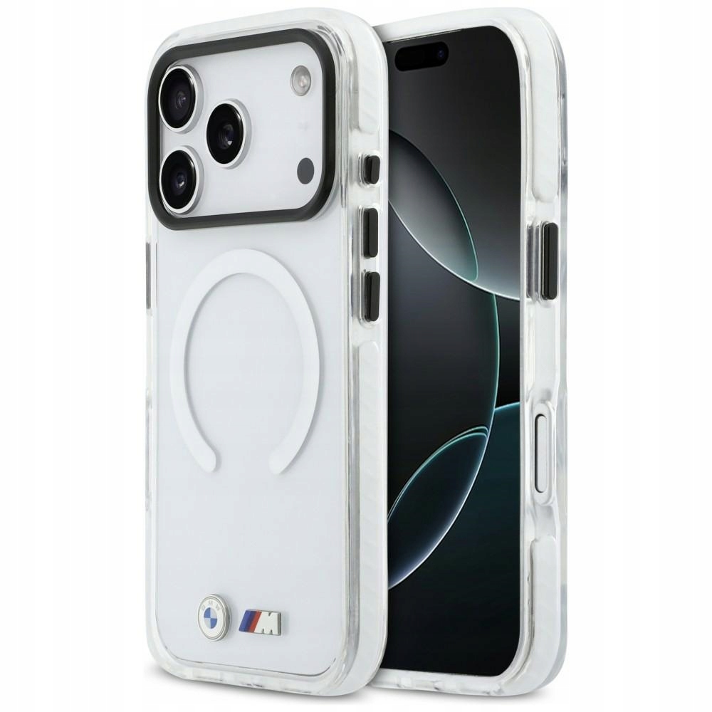 Etui Bmw M IML Shockproof Metal Logos MagSafe na iPhone 17 Pro Max Bmw