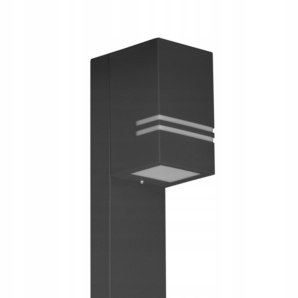 Stojací Zahradní Lampa Sloupek Šedá GU10 Stylová