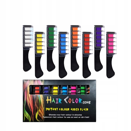 

8 x Grzebieni Do Farbowania Włosów Łatwozmywalny